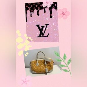 Louis Vuitton Rose Monogram Bouclettes Speedy